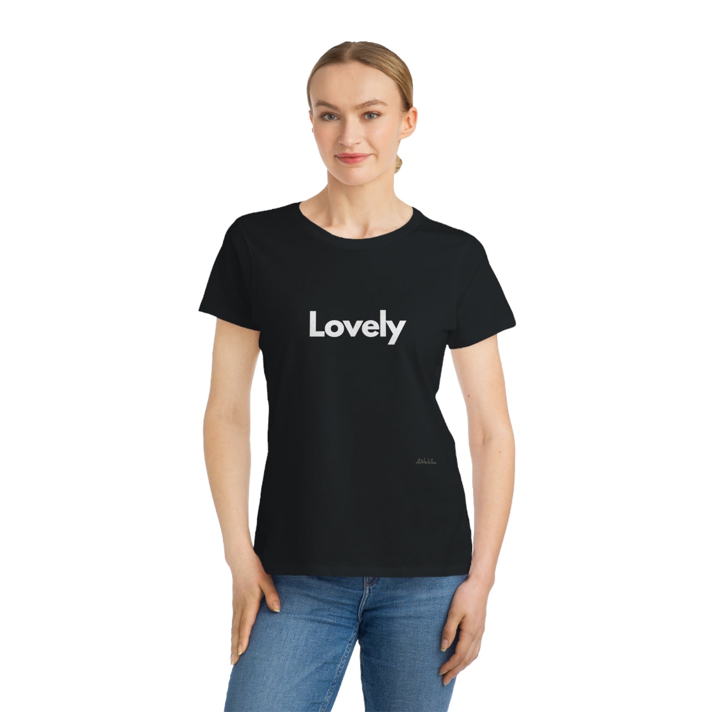 Lovely Organic Women's Classic T-Shirt | Eco-Friendly Tee, Casual Wear, Gift for Her, Sustainable Fashion, Everyday Essentials
