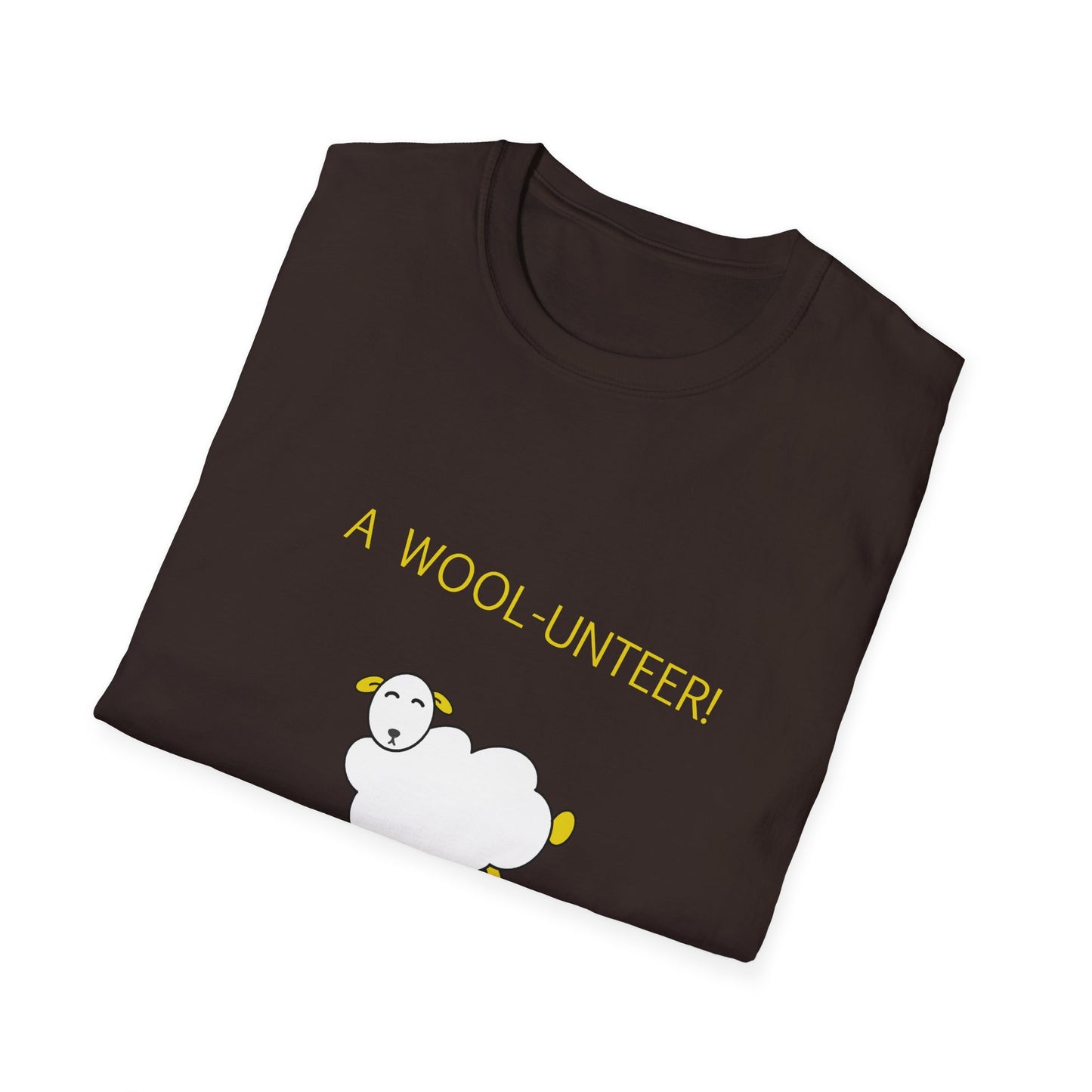 Witty Wooly Unisex T-Shirt, Cute Sheep Graphic Tee, Funny Animal Shirt, Gift for Animal Lovers, Casual Everyday Wear