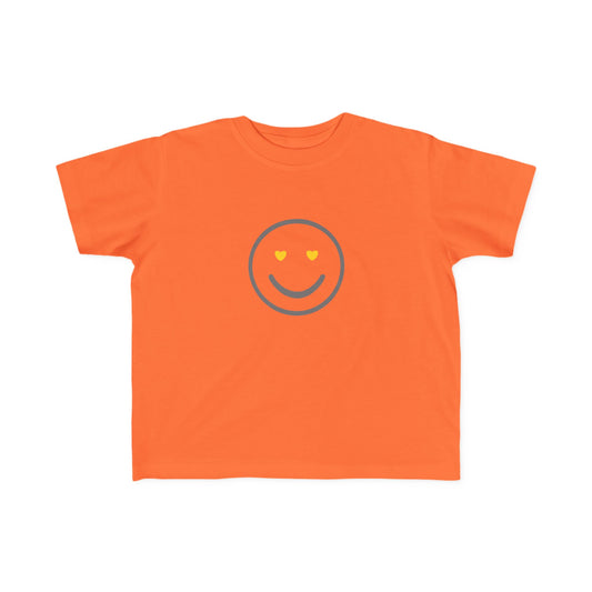 Smiley Face Toddler Tee | Cute Kids Shirt, Gift for Toddlers, Everyday Wear, Playtime Tee, Happy Kids Clothing