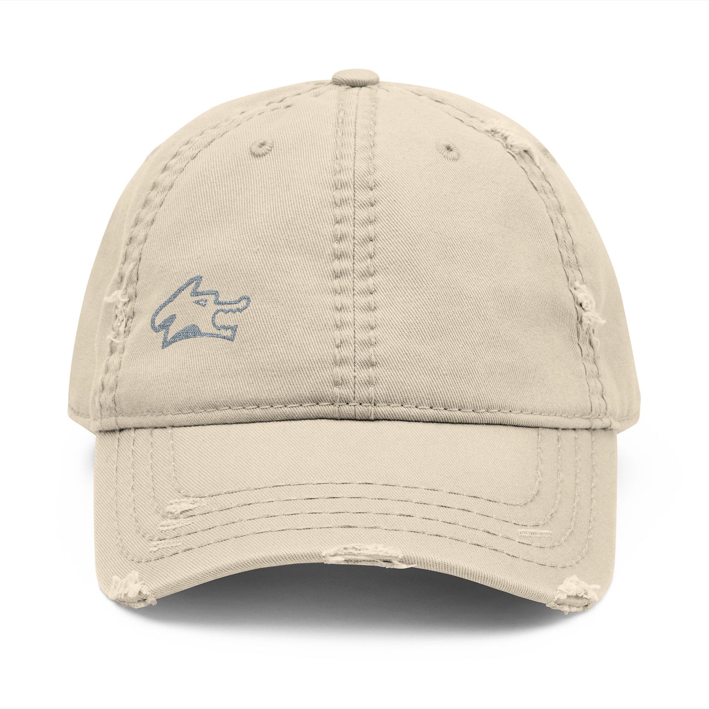 Distressed Dad Hat with Embroidery, Casual Cap, Vintage Style Hat, Unisex Everyday Hat, Outdoor Accessory, Father's Day Gift