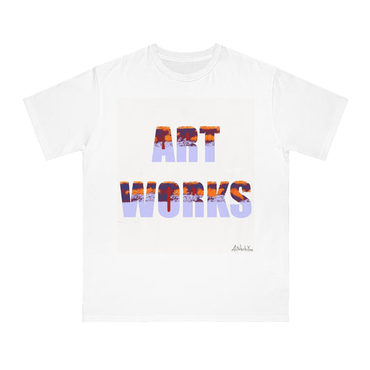 Art Works Organic Unisex Classic T-Shirt, Artistic Tee, Casual Wear, Gift for Creatives, Unique Art Shirt, Eco-Friendly Fashion