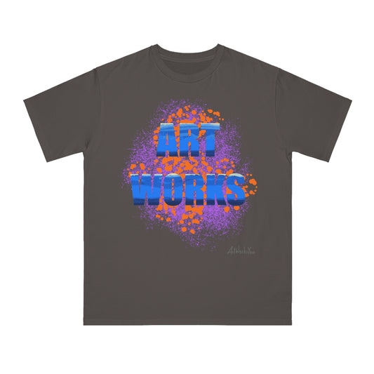 Art Works Organic Unisex T-Shirt - Creative Gift, Casual Wear, Artist Apparel, Eco-Friendly Fashion, Unique Artwork Shirt