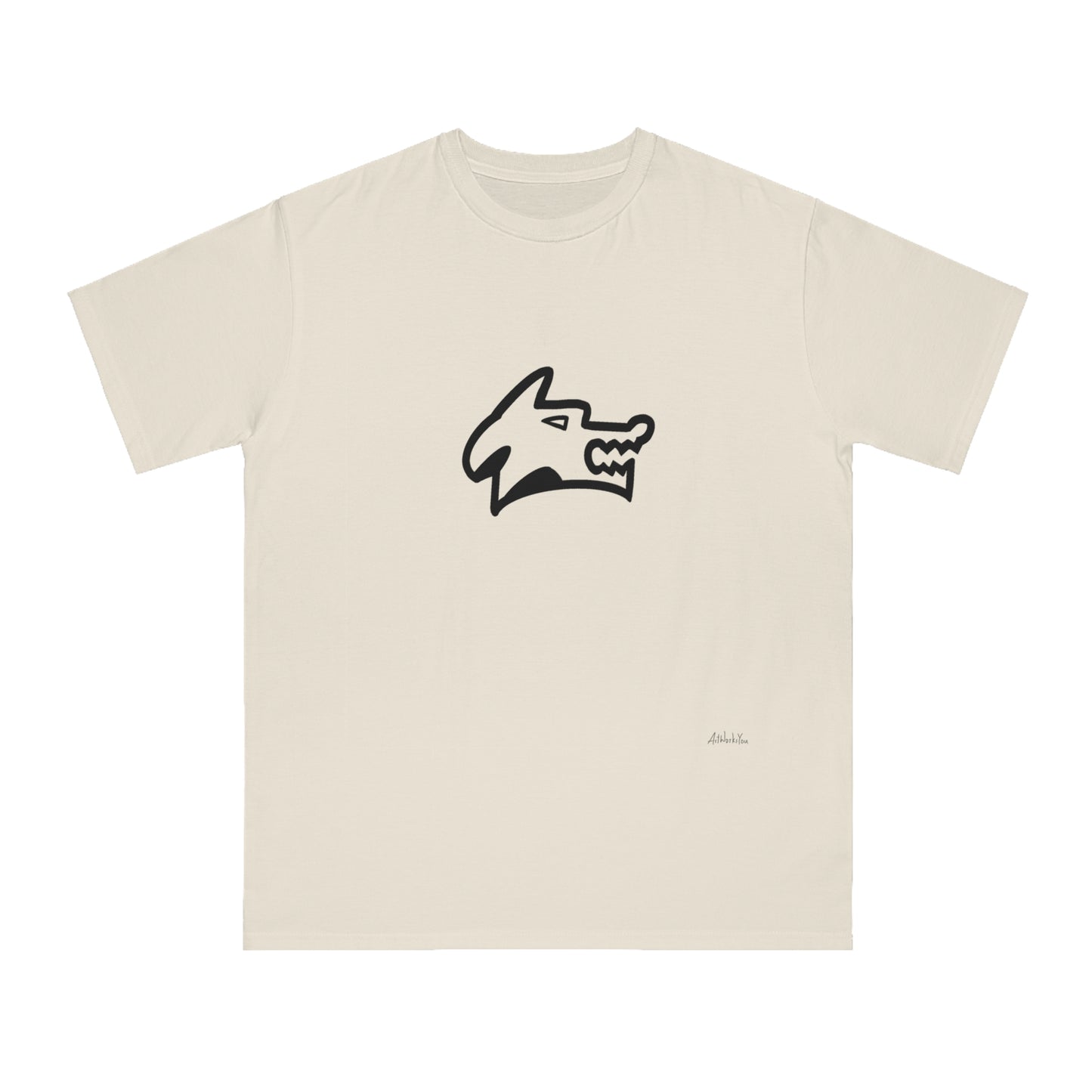 Edgy Wolf Graphic T-Shirt, Organic Unisex Casual Wear, Gift for Animal Lovers, Streetwear Style, Perfect for Festivals and Everyday