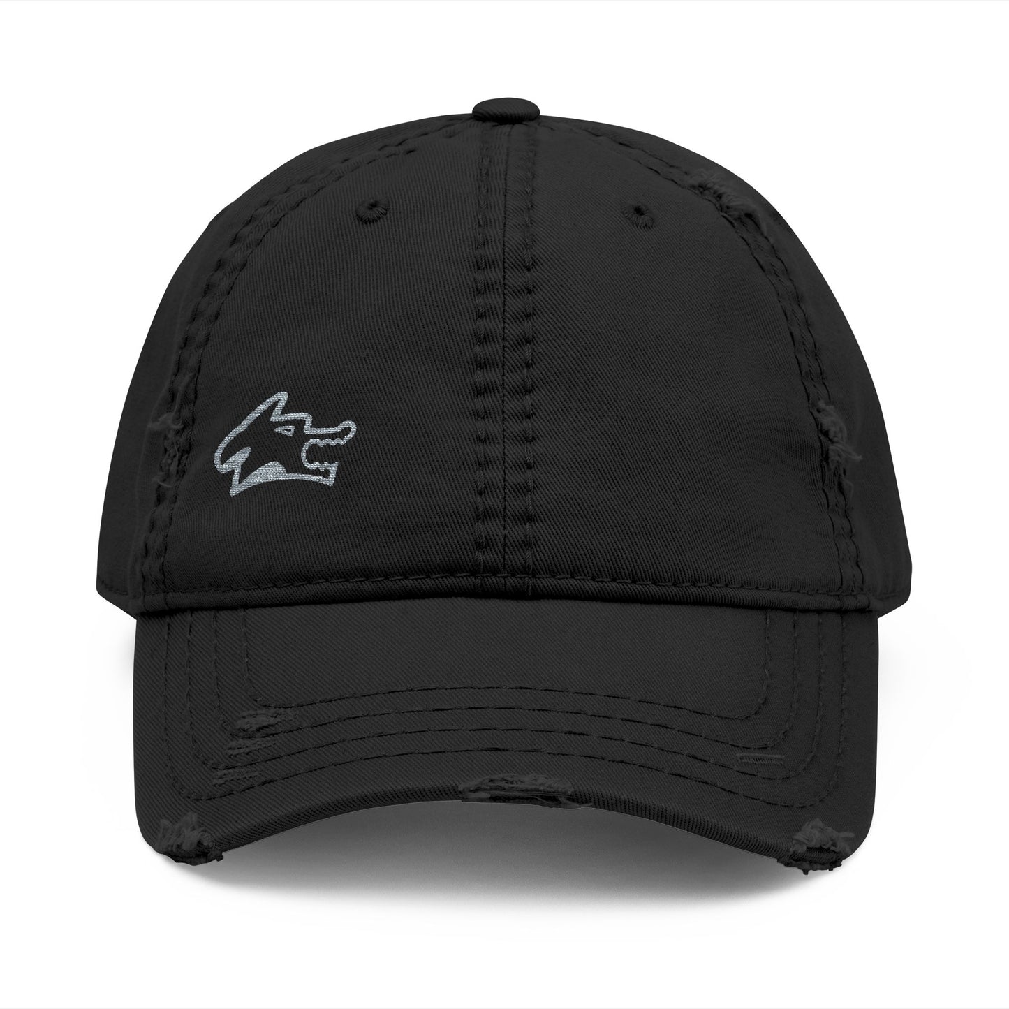 Distressed Dad Hat with Embroidery, Casual Cap, Vintage Style Hat, Unisex Everyday Hat, Outdoor Accessory, Father's Day Gift