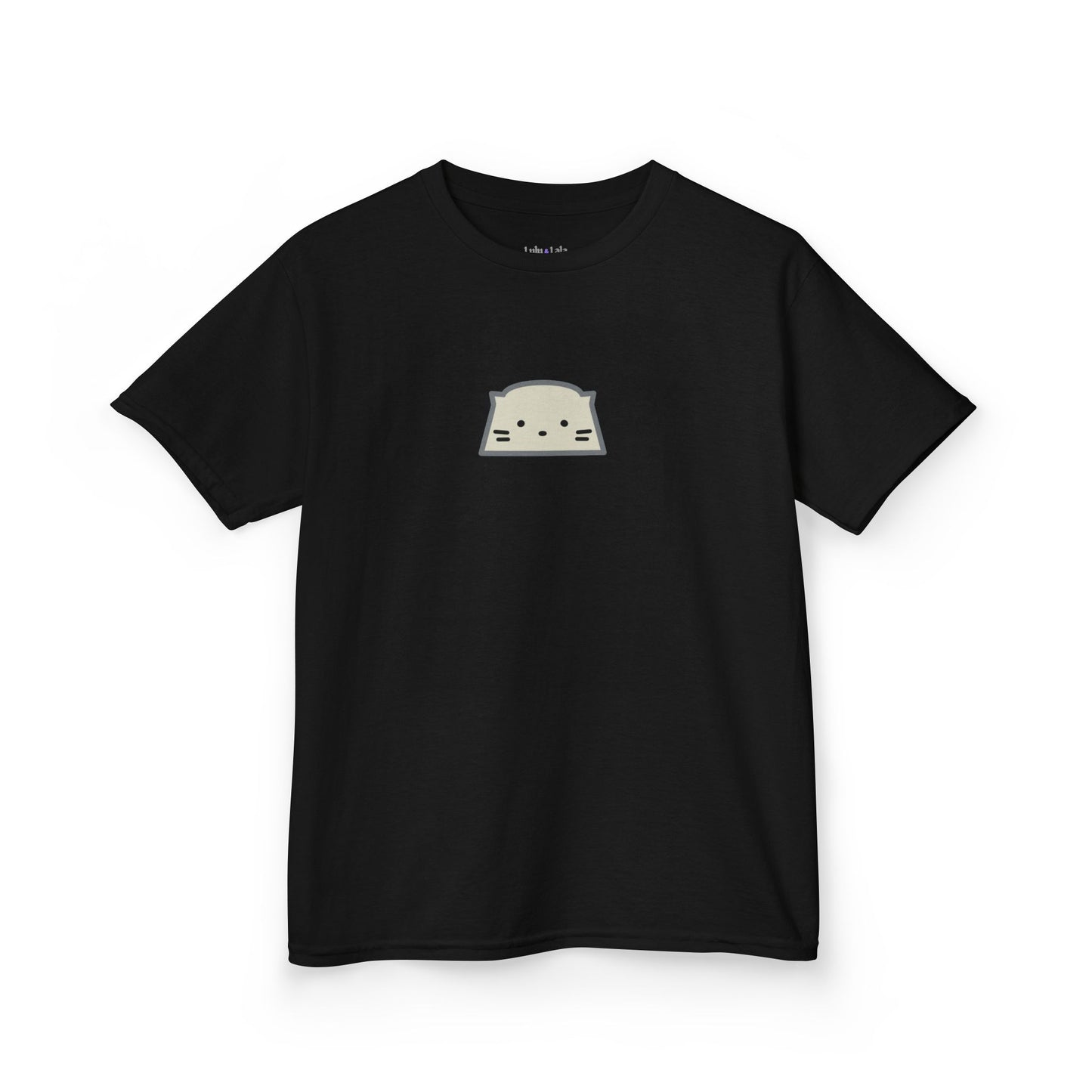 Kids Tee — Cute Minimalist Cat Face Graphic