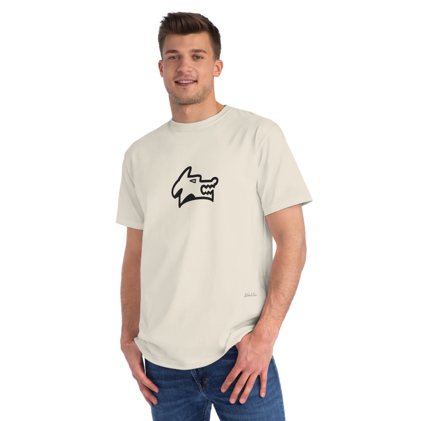 Edgy Wolf Graphic T-Shirt, Organic Unisex Casual Wear, Gift for Animal Lovers, Streetwear Style, Perfect for Festivals and Everyday