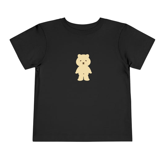 Toddler Short Sleeve Tee - Cute Teddy Bear Graphic Tee