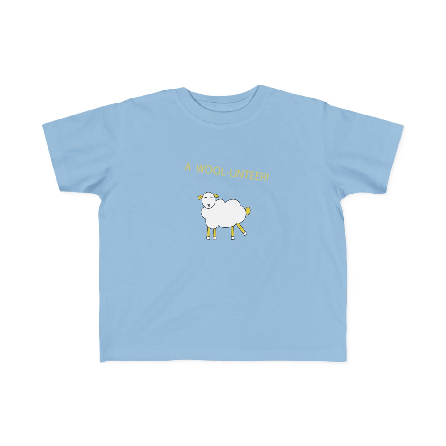 Adorable Toddler Jersey Tee - Fun Woolly Sheep Design, Kids’ Summer Shirt, Animal Lover Gift, Cute Toddler Outfit, Playful T-Shirt