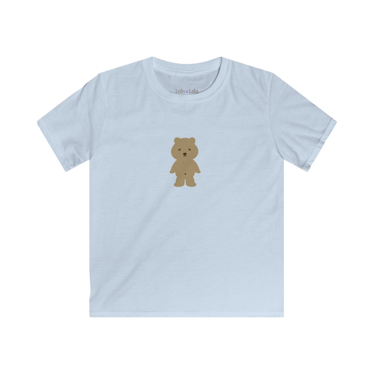 Kids T-Shirt — Cute Brown Teddy Bear Graphic Tee for Toddlers & Children