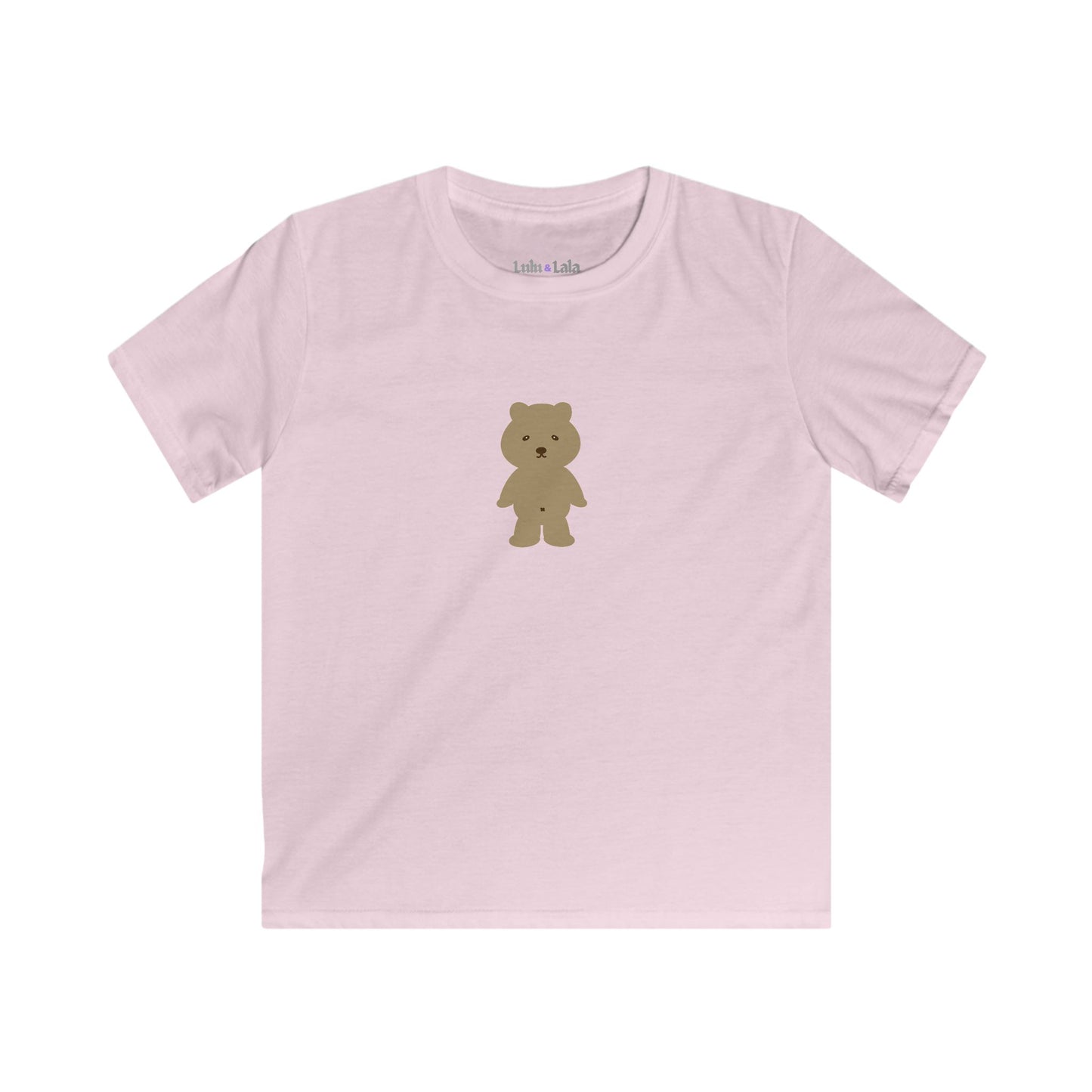 Kids T-Shirt — Cute Brown Teddy Bear Graphic Tee for Toddlers & Children