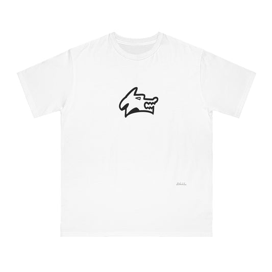 Edgy Wolf Graphic T-Shirt, Organic Unisex Casual Wear, Gift for Animal Lovers, Streetwear Style, Perfect for Festivals and Everyday