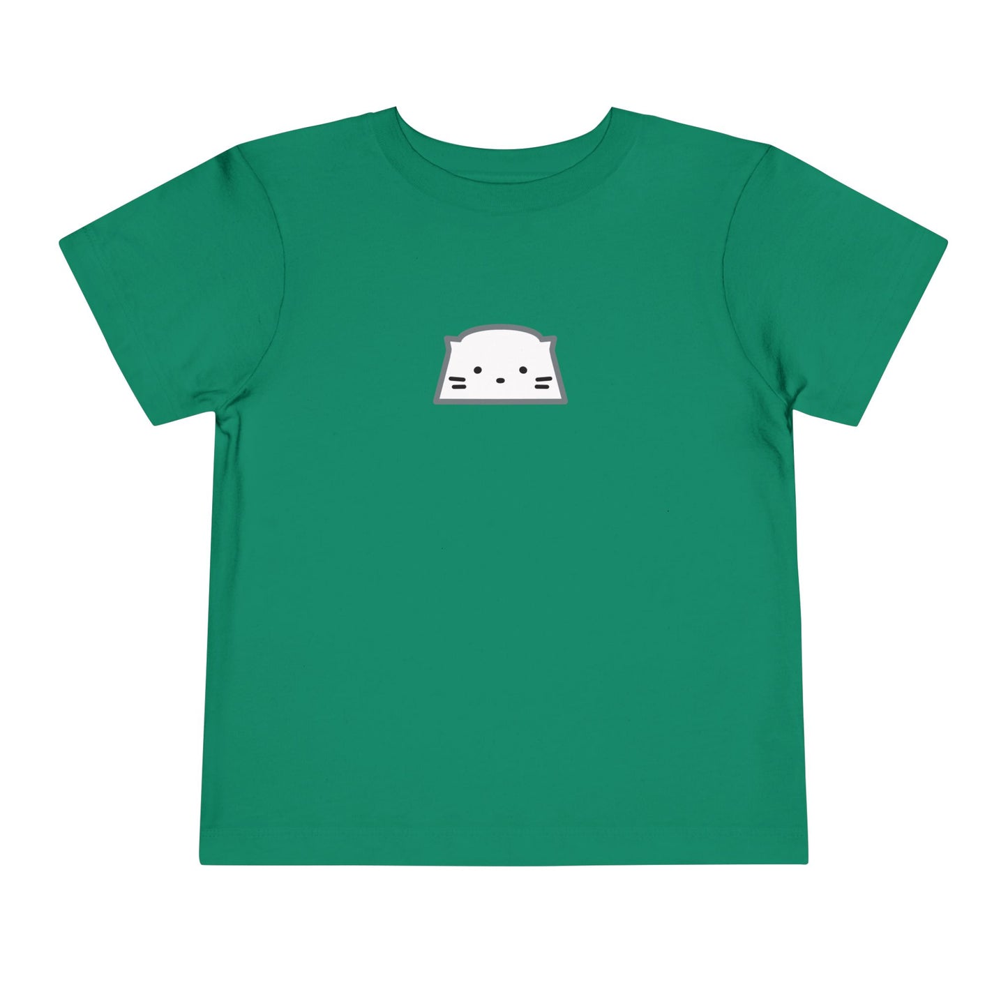 Toddler Tee — Minimal Cute Cat Face Shirt for Babies & Toddlers