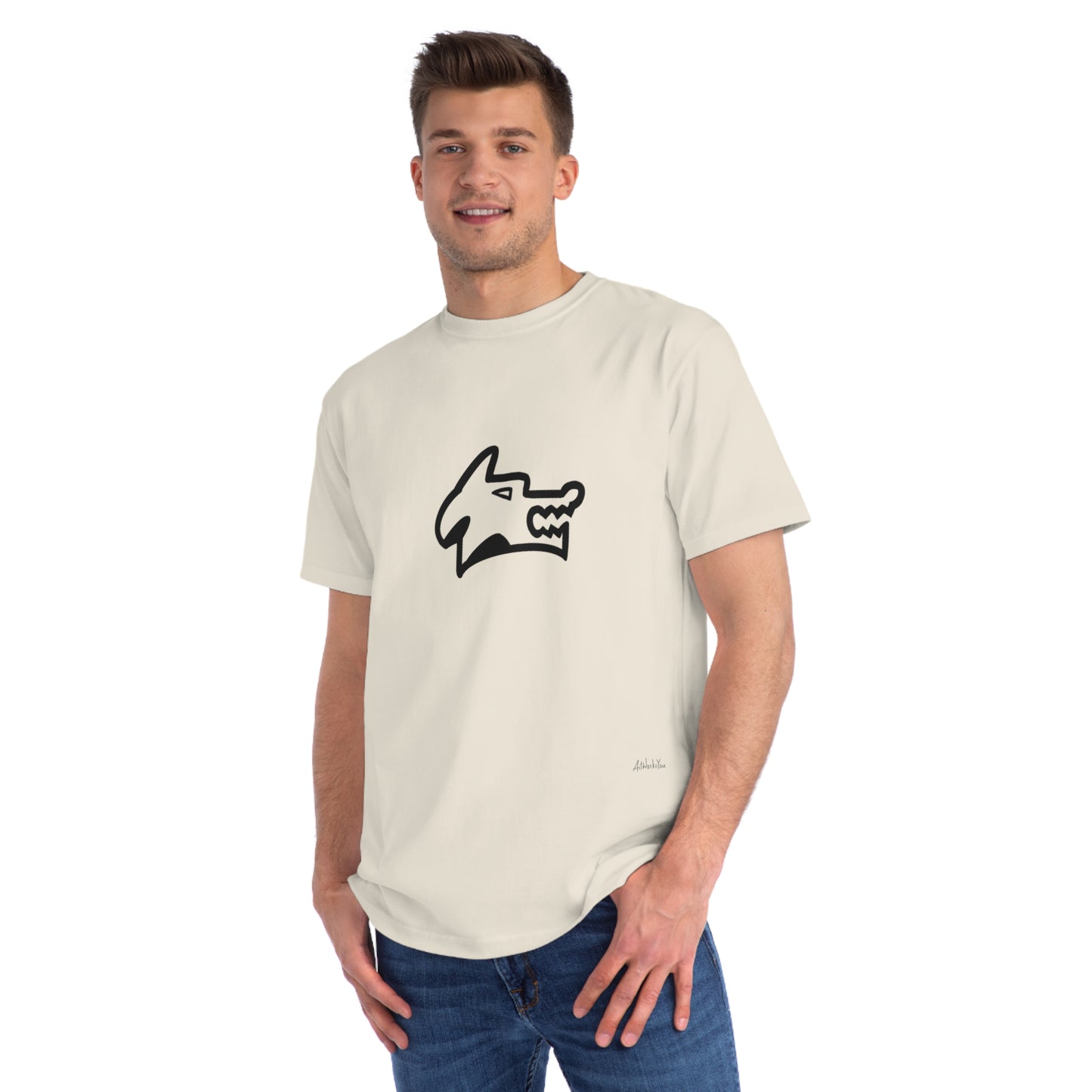 Edgy Wolf Graphic T-Shirt, Organic Unisex Casual Wear, Gift for Animal Lovers, Streetwear Style, Perfect for Festivals and Everyday