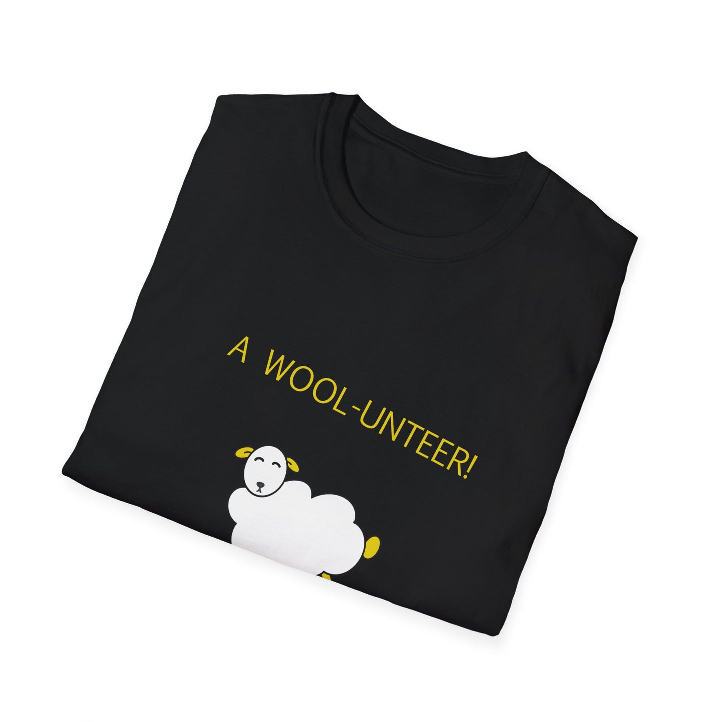 Witty Wooly Unisex T-Shirt, Cute Sheep Graphic Tee, Funny Animal Shirt, Gift for Animal Lovers, Casual Everyday Wear